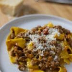 Authentic ragù alla bolognese