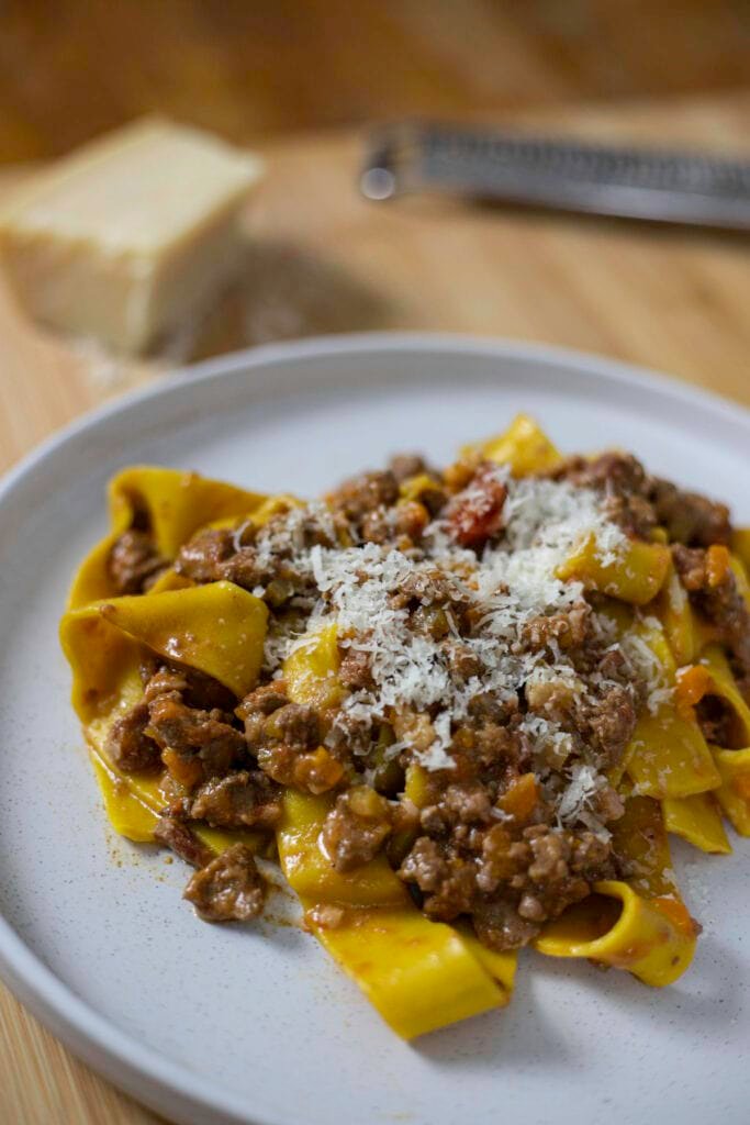 Authentic ragù alla bolognese