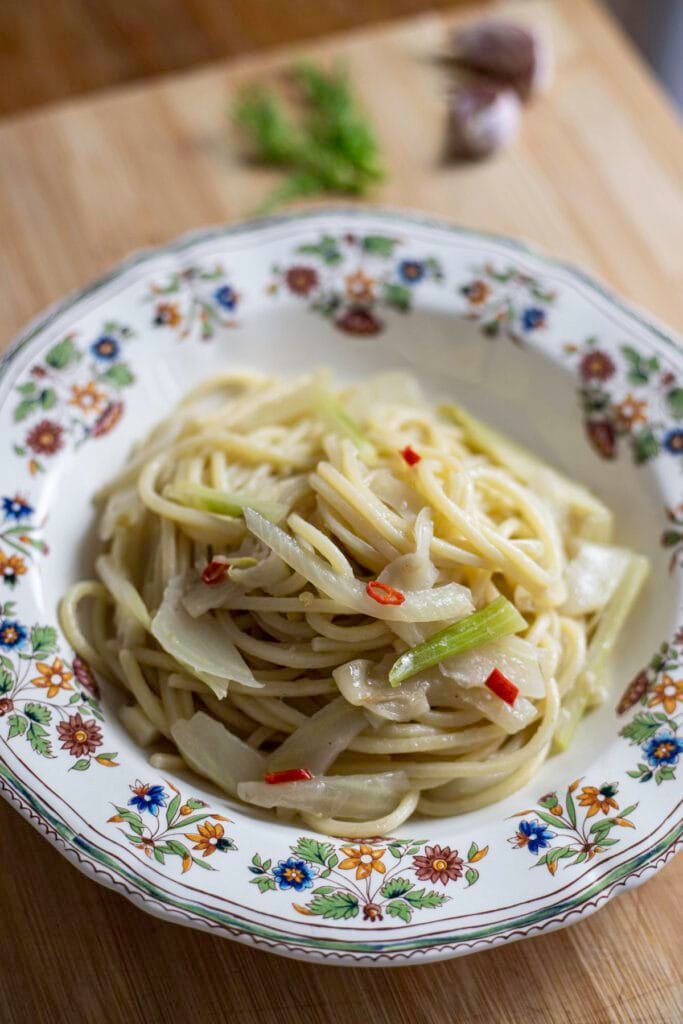 20mn Fennel and Anchovies Pasta
