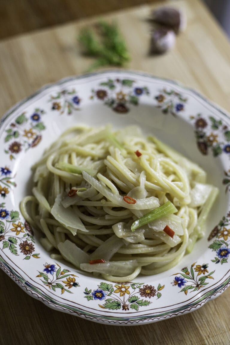 20mn Fennel and Anchovies Pasta