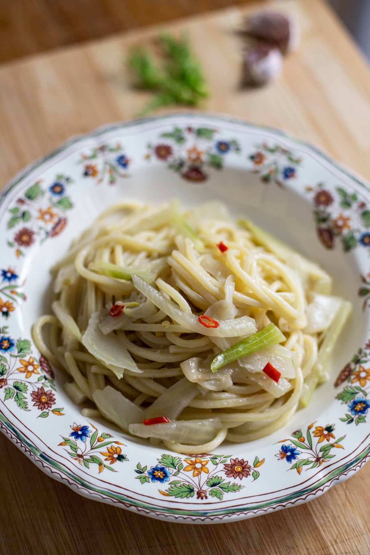 20mn Fennel and Anchovies Pasta