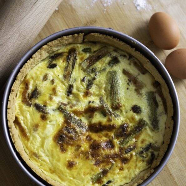 Quiche Lorraine with Asparagus