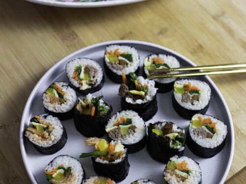 Classic Kimbap (Beef Bulgogi and/or Kimchi)