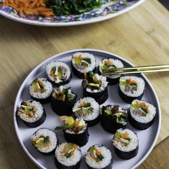 Classic Kimbap (Beef Bulgogi and/or Kimchi)