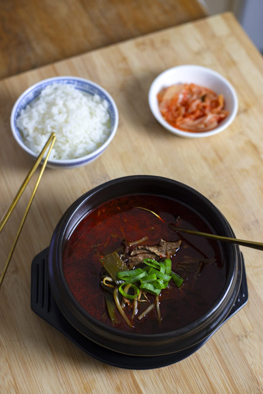 Yukgaejang, spicy beef stew