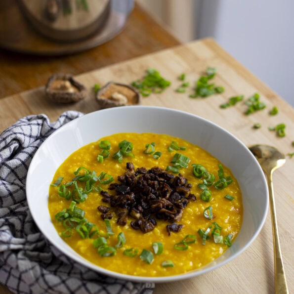 Pumpkin Rice Porridge (Korean-Inspired Juk)