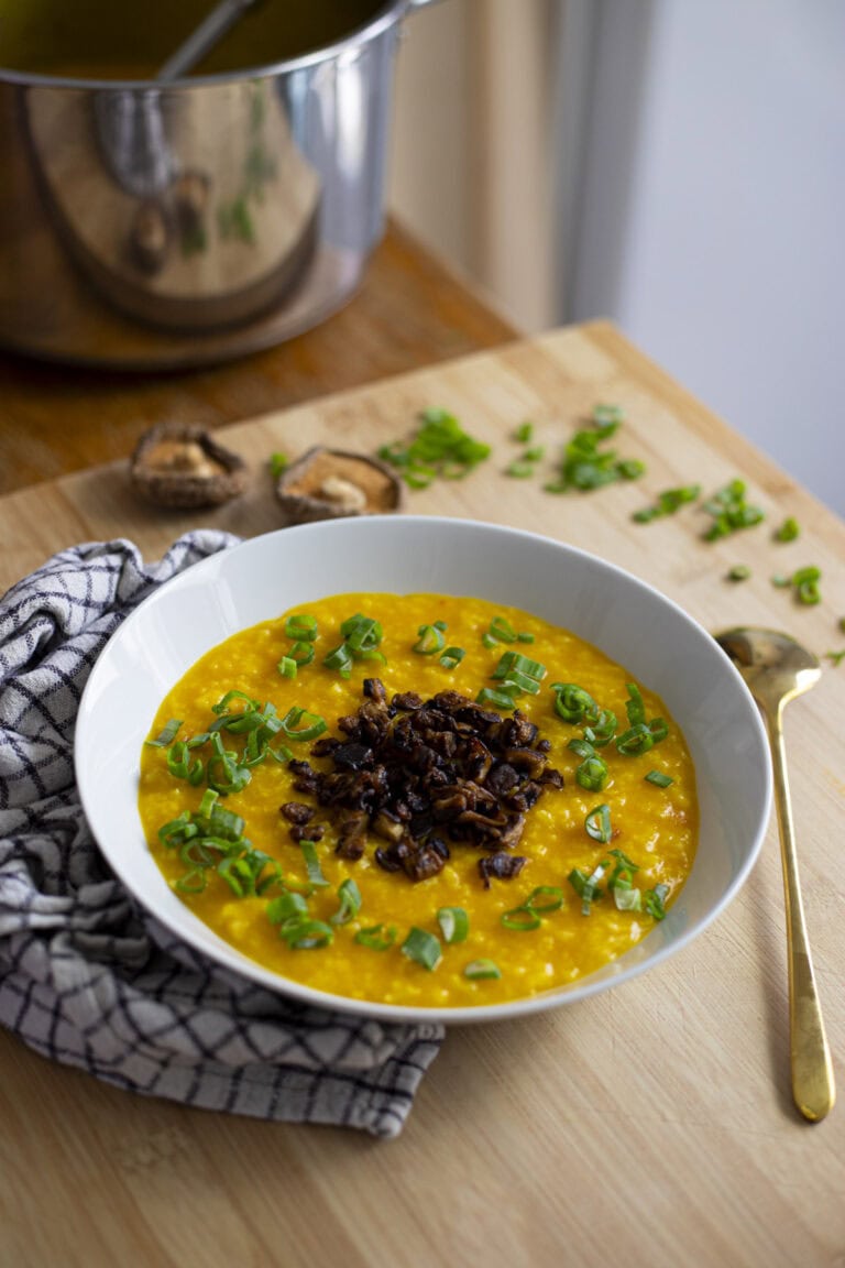 Pumpkin Rice Porridge (Korean-Inspired Juk)