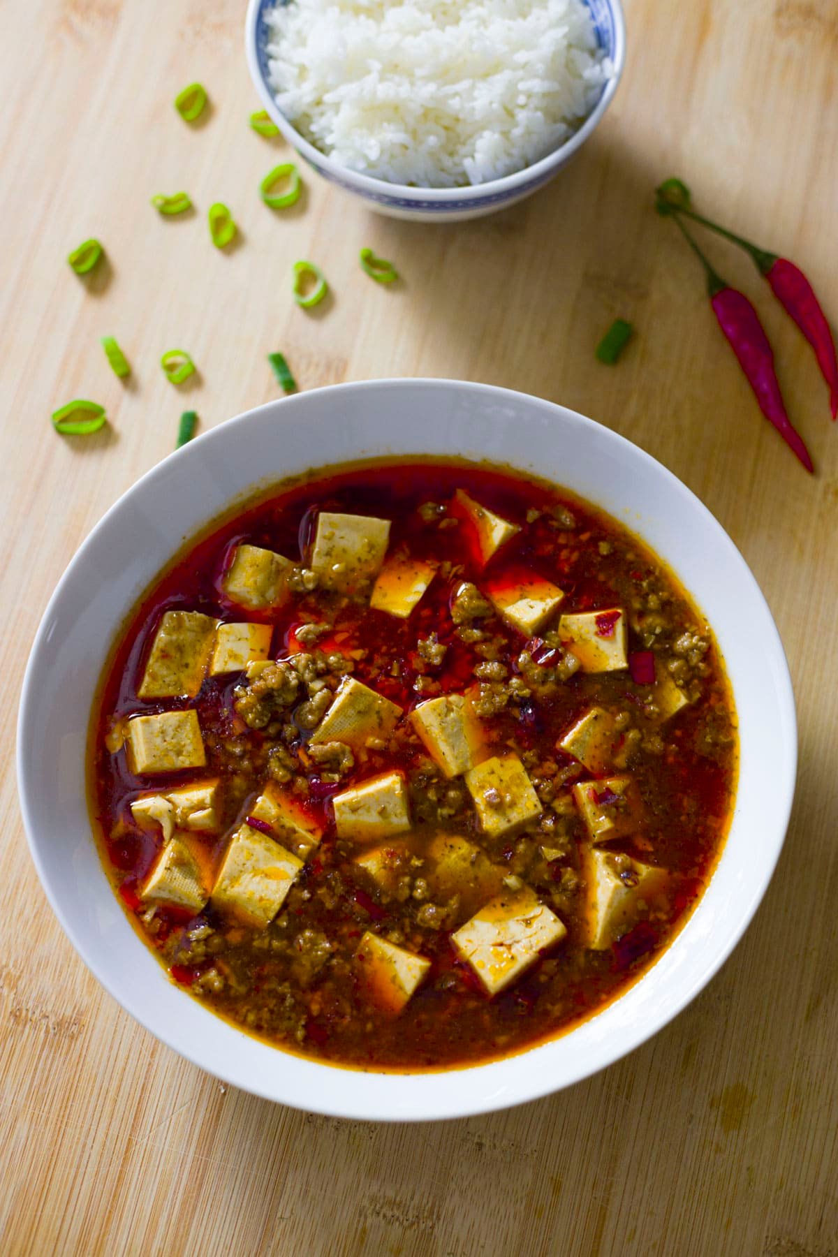 Easy Mapo Tofu (Spicy tofu and meat sauce)