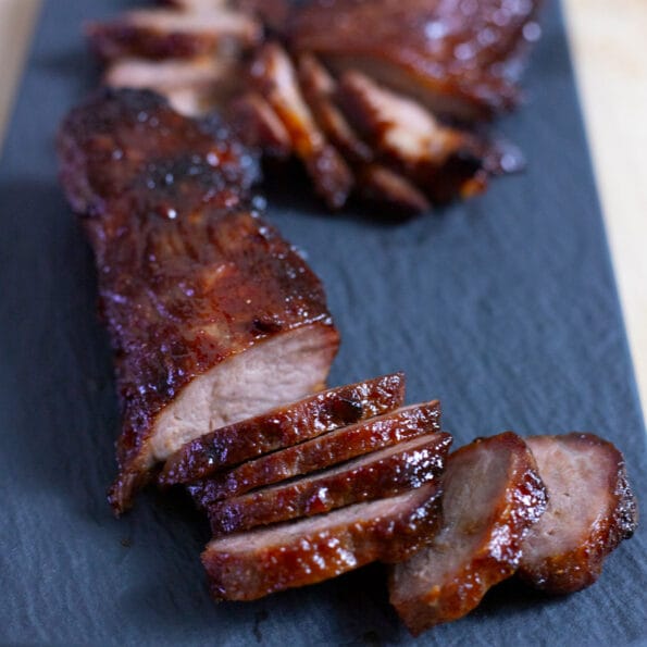 Shiny Glazed Char Siu Pork