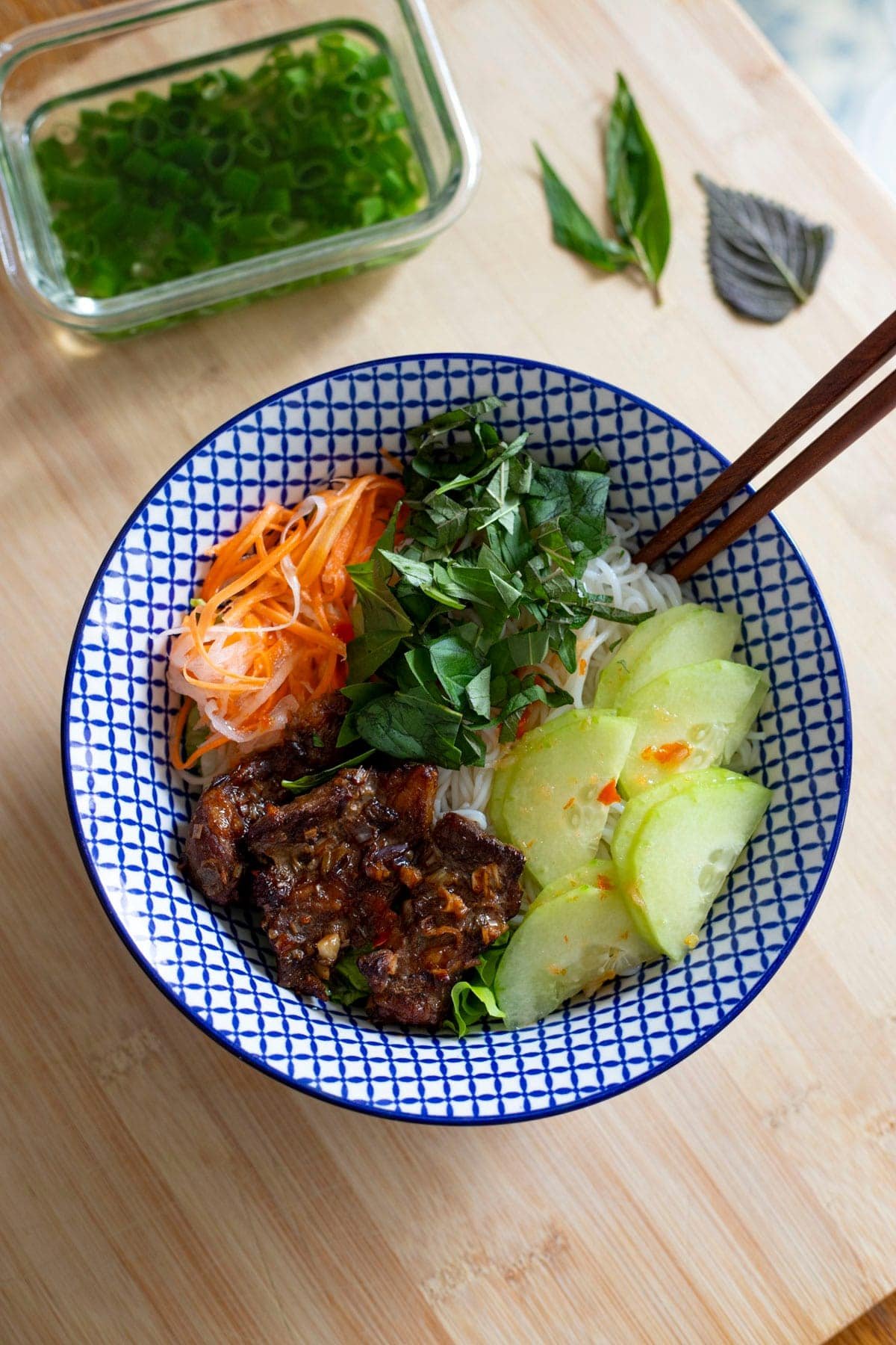 Authentic Bun Thit Nuong (Vietnamese Grilled Pork Vermicelli)
