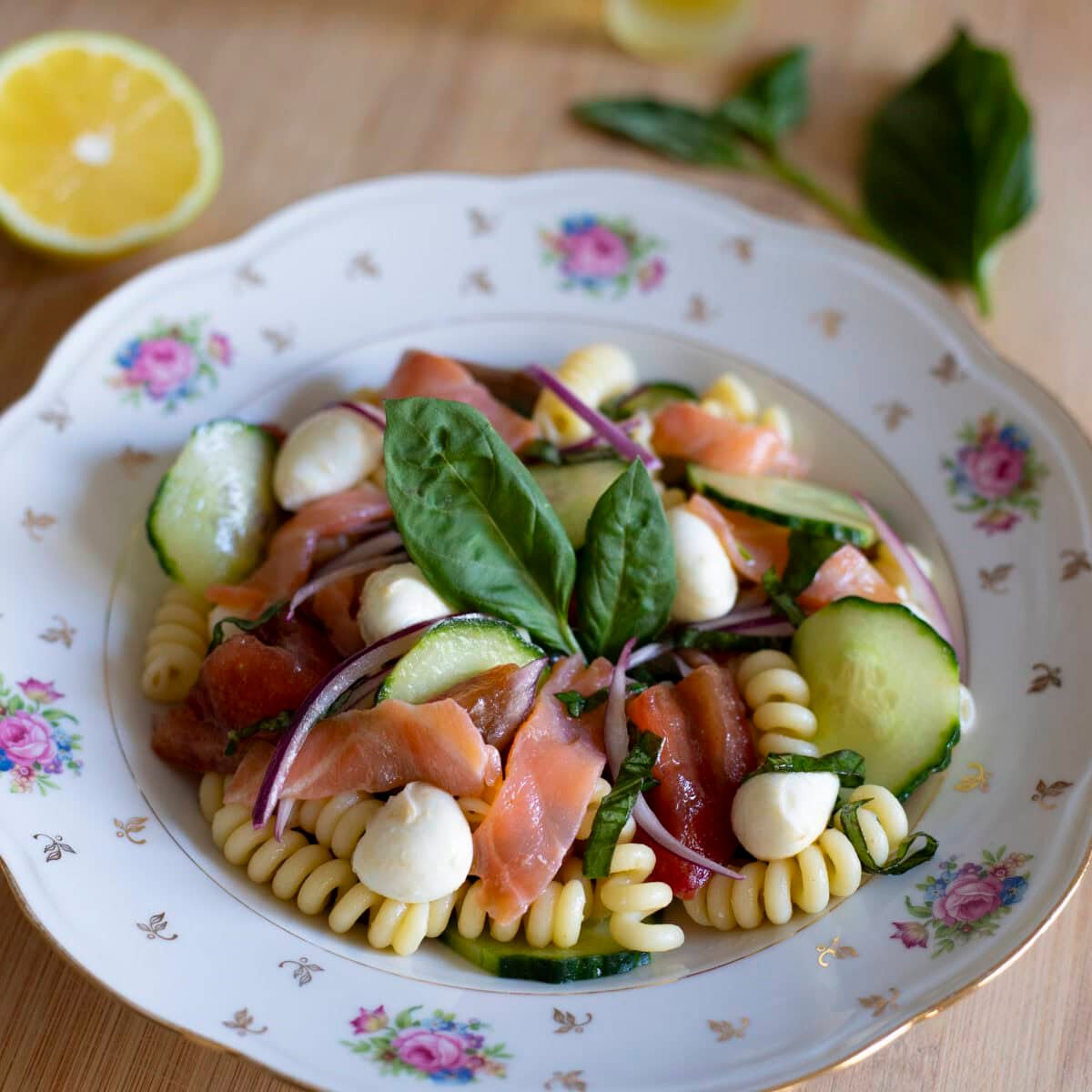 Smoked Salmon Pasta Salad