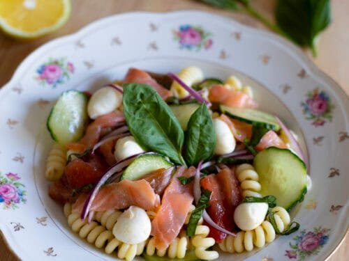 Smoked Salmon Pasta Salad