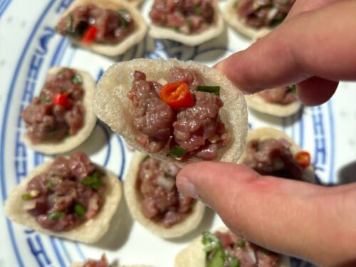 Thai-style beef tartare