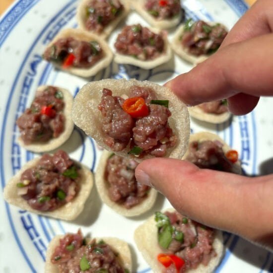Thai-style beef tartare