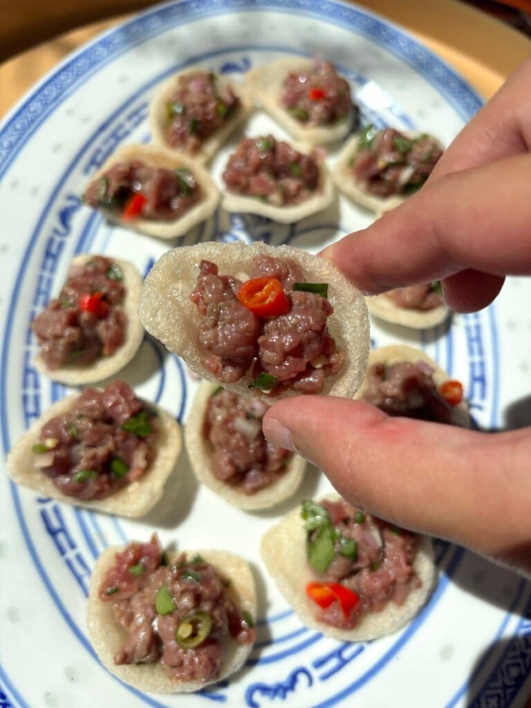 Thai-style beef tartare