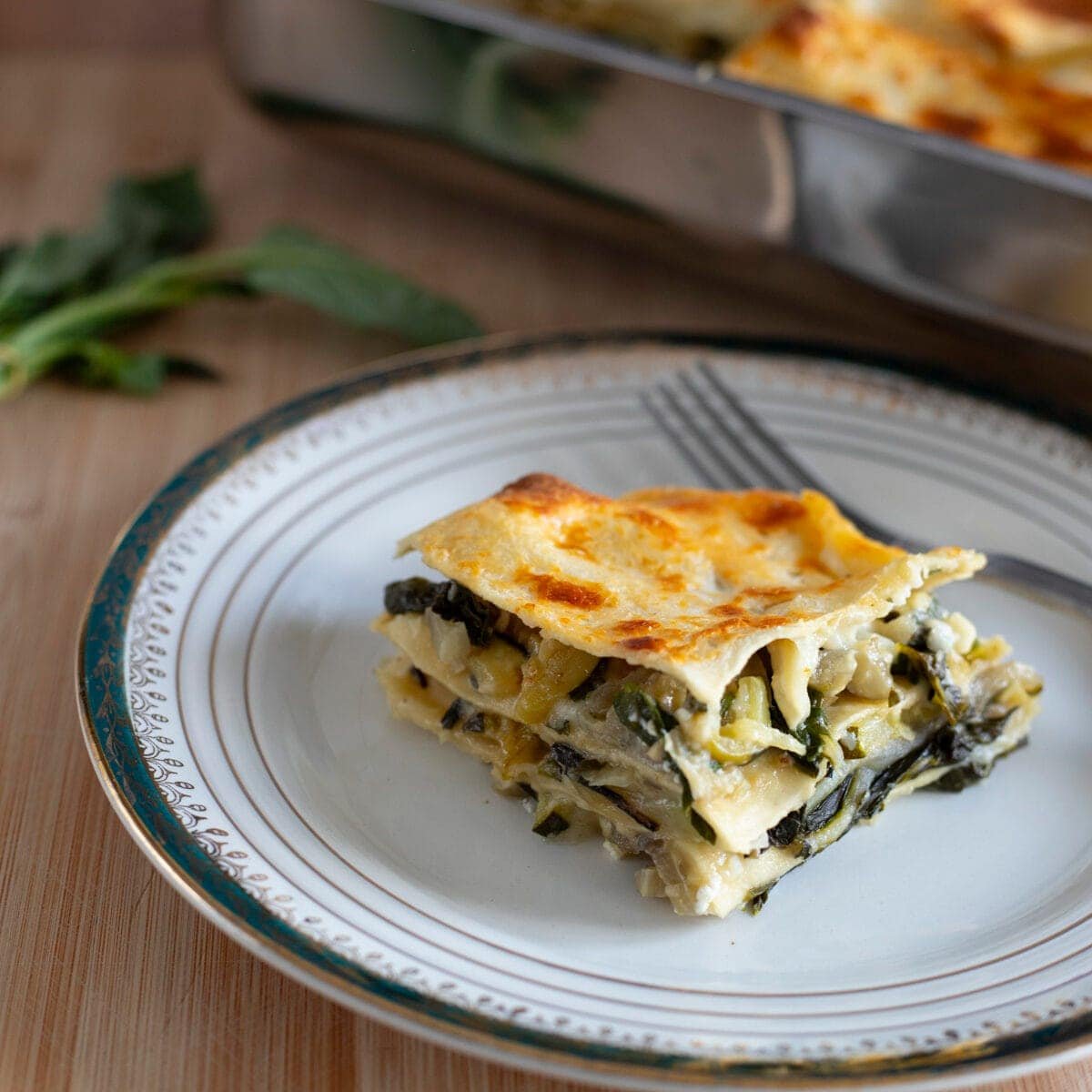 Green Lasagna (with Swiss Chard and Zucchini)