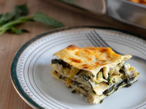 Green Lasagna (with Swiss Chard and Zucchini)