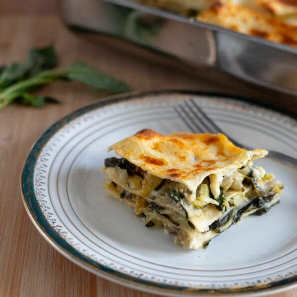 Green Lasagna (with Swiss Chard & Zucchini)