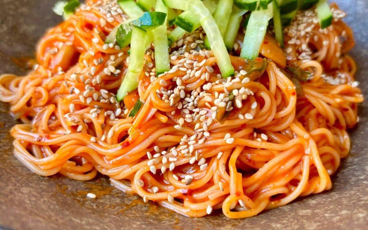 Spicy Cold Noodles (Bibim Guksu)