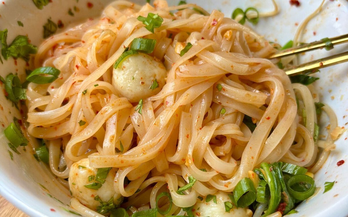 Dry Tom Yum Noodles