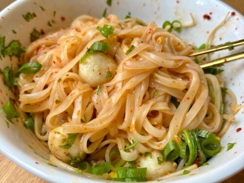 Dry Tom Yum Noodles