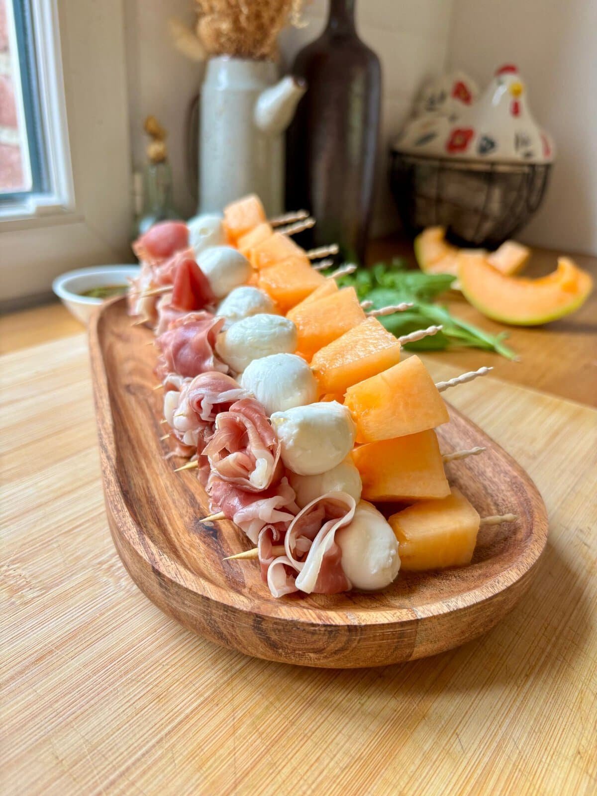 Thai Melon Skewers