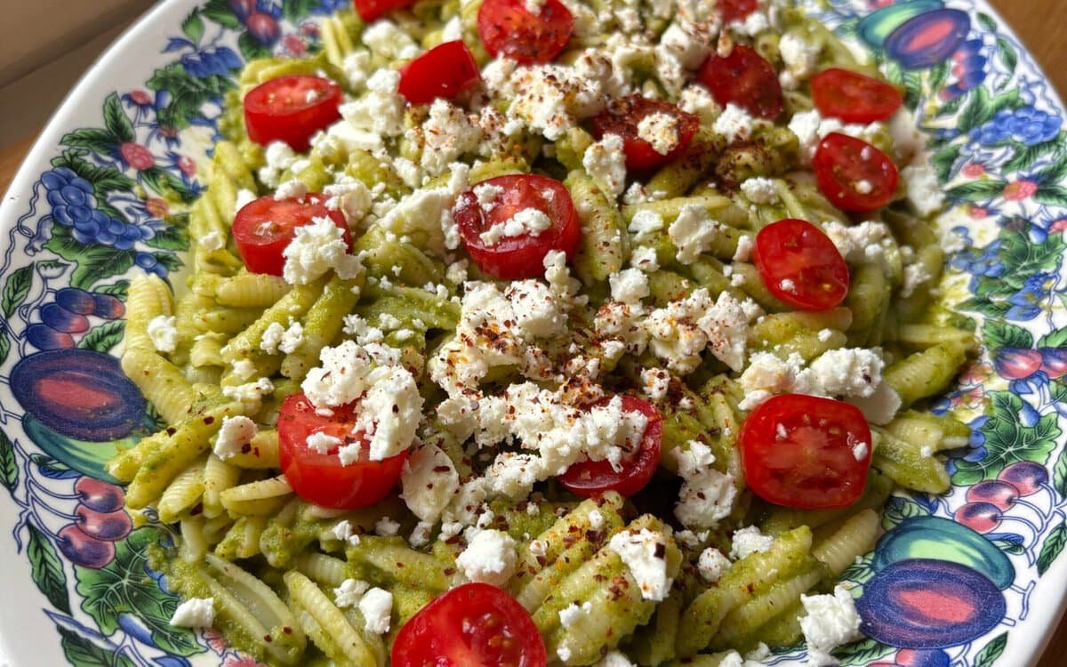 Cold Courgette Pasta