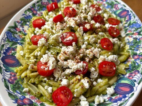 Cold Courgette Pasta