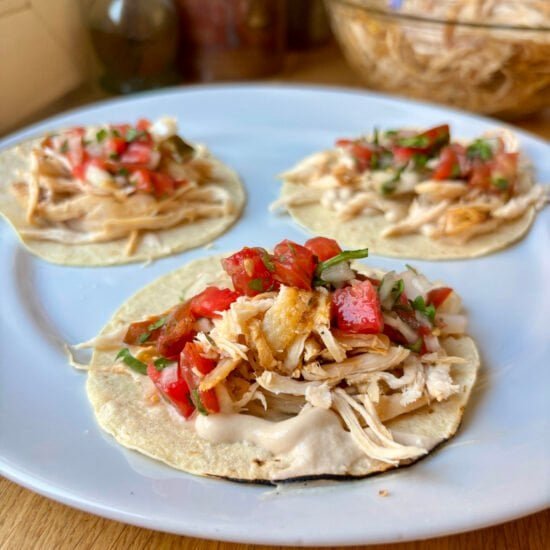 Chicken Tarator Tacos