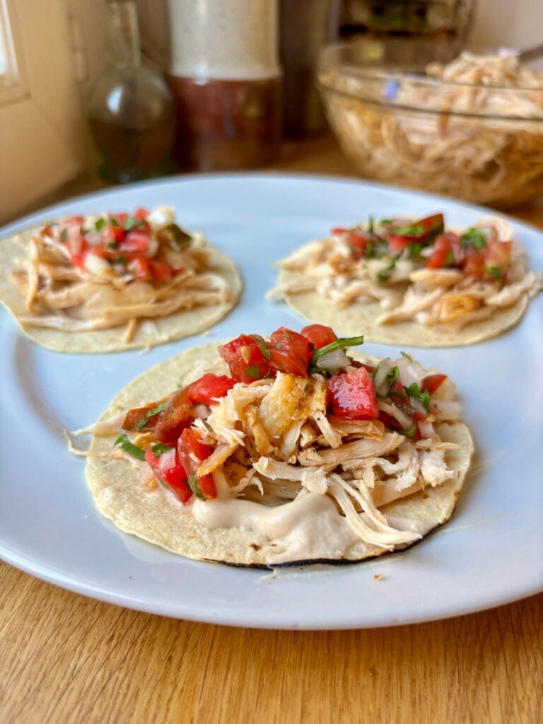 Chicken Tarator Tacos