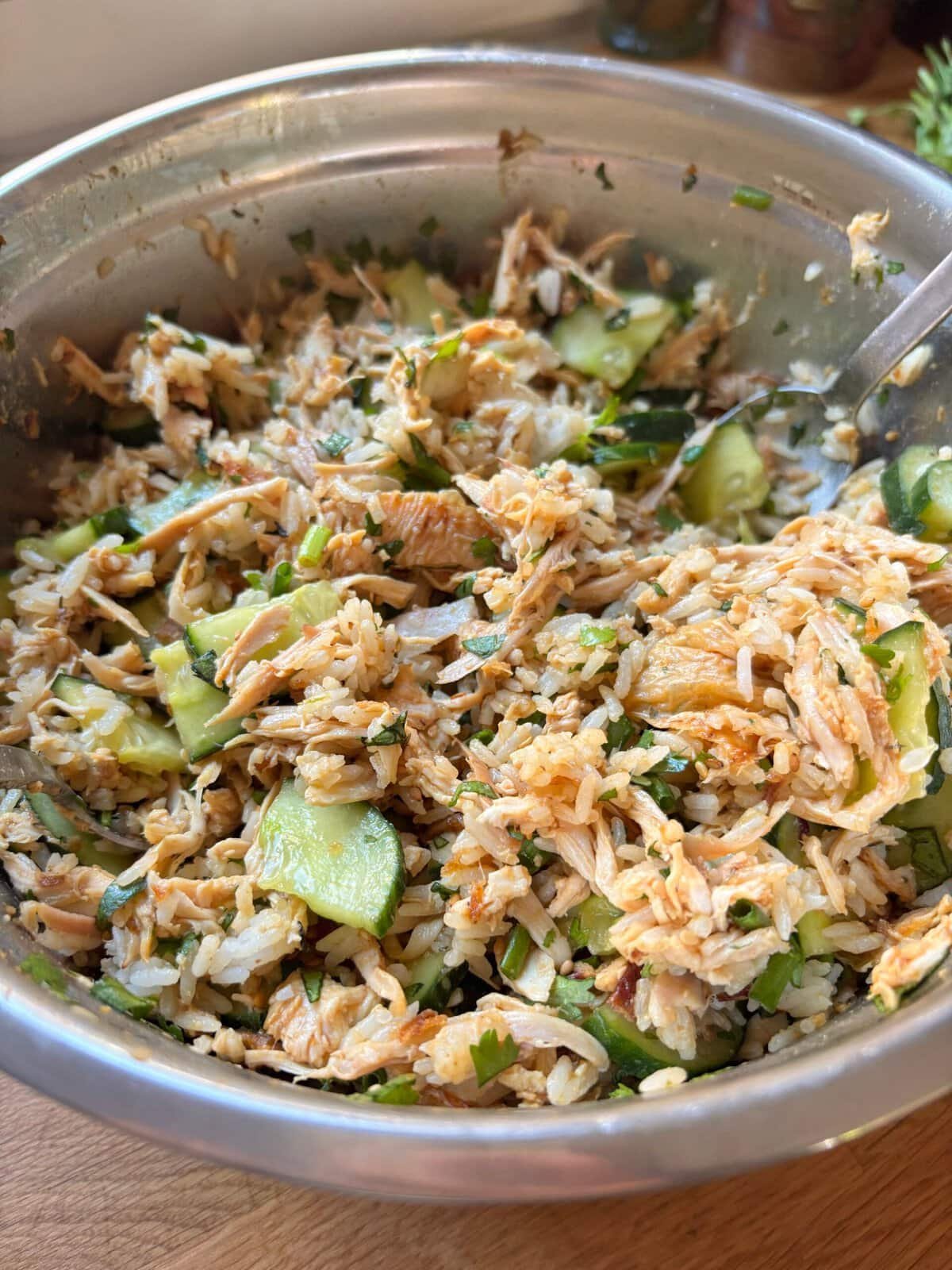 Chicken Rice Salad