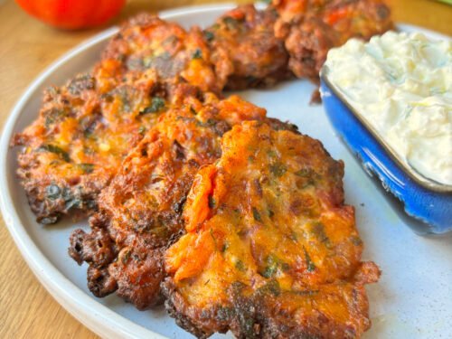 Tomatokeftedes (Greek Tomato Fritters)