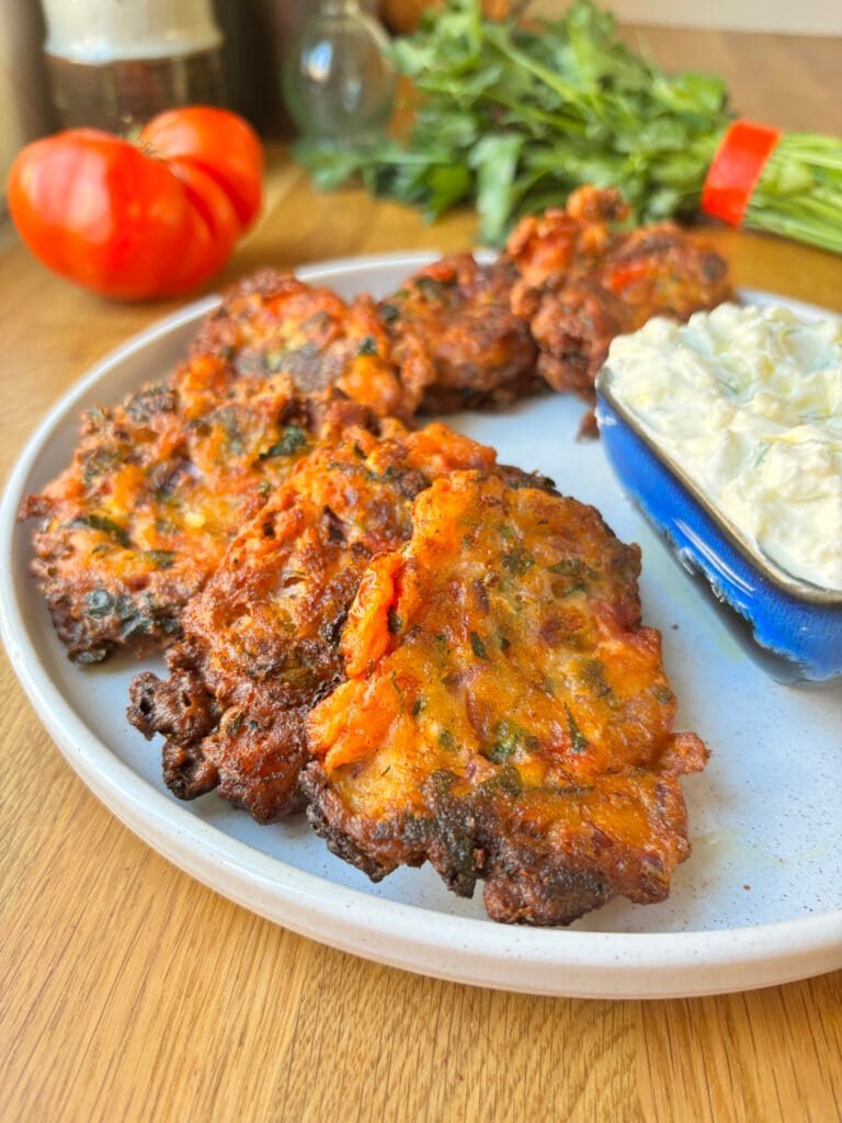Tomatokeftedes (Greek Tomato Fritters)